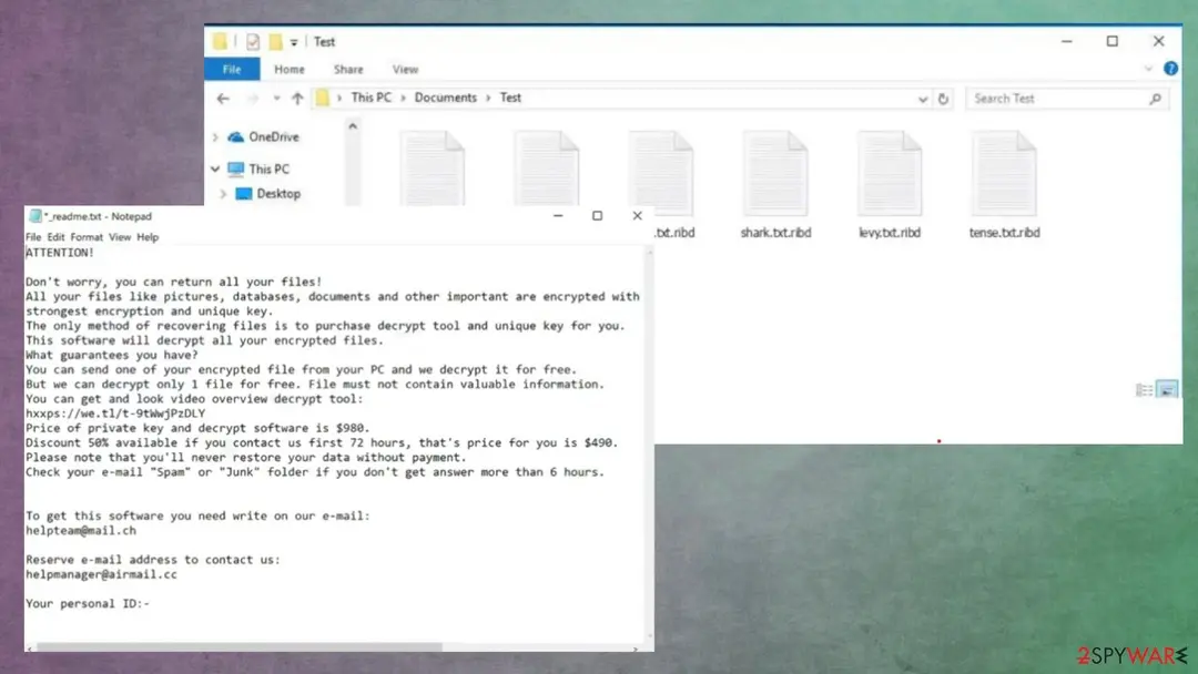 Ribd ransomware: ribd ransomware virus