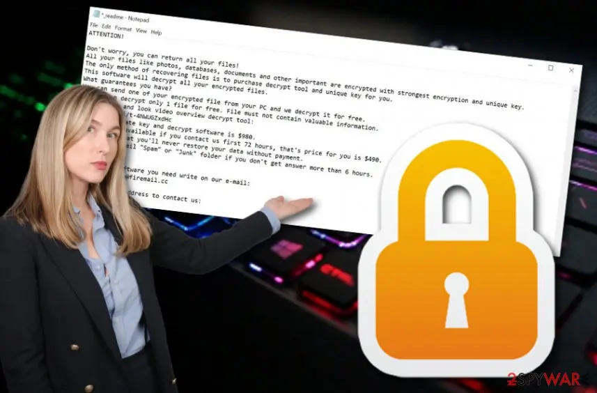Righ ransomware: righ virus