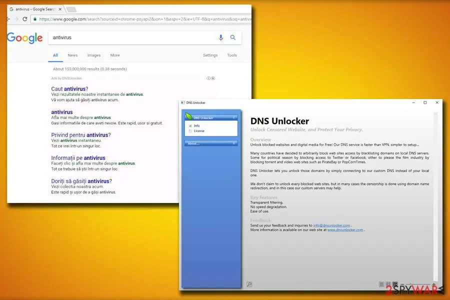 Rocket Tab: ads by dns unlocker