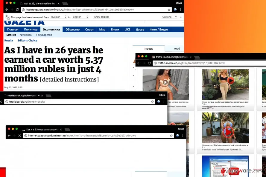 Russianews1.ru virus: russianews1 ru ads