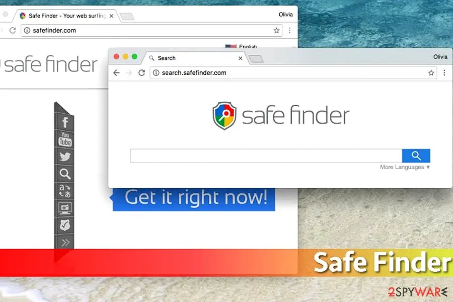 Safe Finder virus: safe finder5