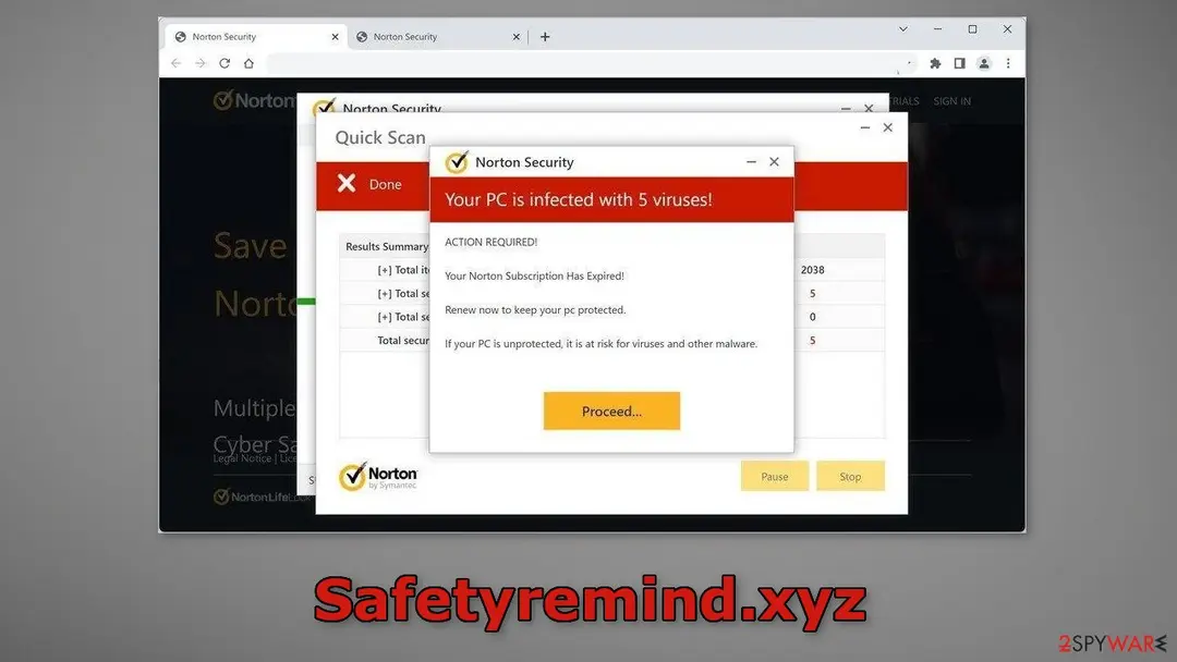 Screenshot of Safetyremind.xyz: safetyremind xyz