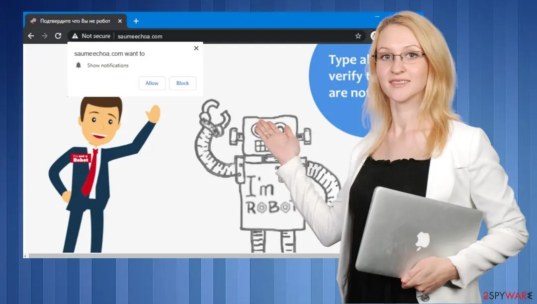 Saumeechoa.com: saumeechoa com adware