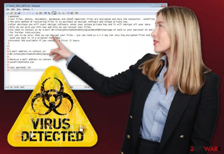 SAVEfiles: save files virus