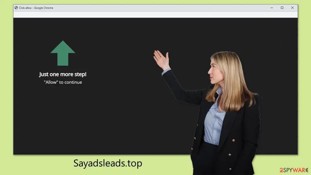 Sayadsleads.top: sayadsleads top push notification virus