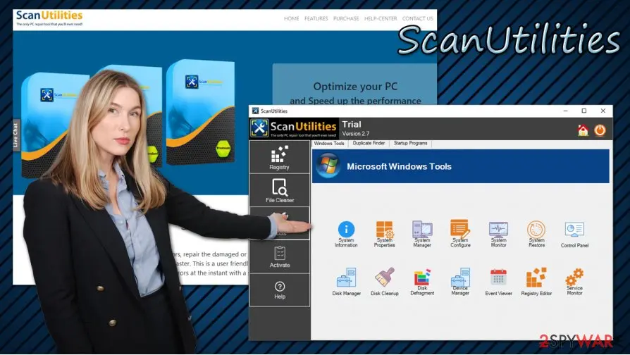 ScanUtilities: fake system ptimizer