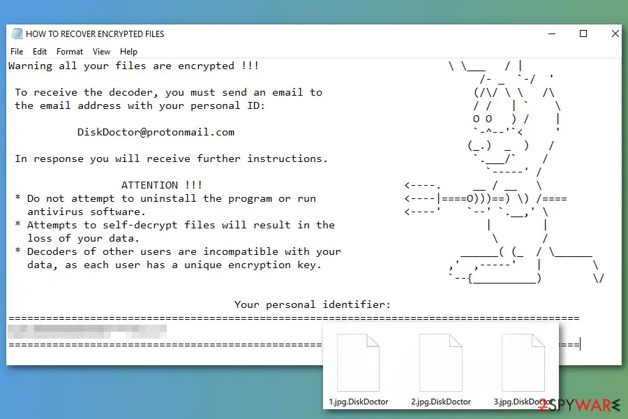 Scarab ransomware virus: scarab diskdoctor ransomware