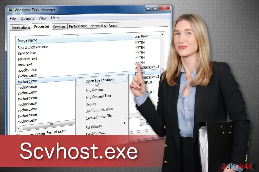 Scvhost.exe: scvhost exe is a legitimate windows process
