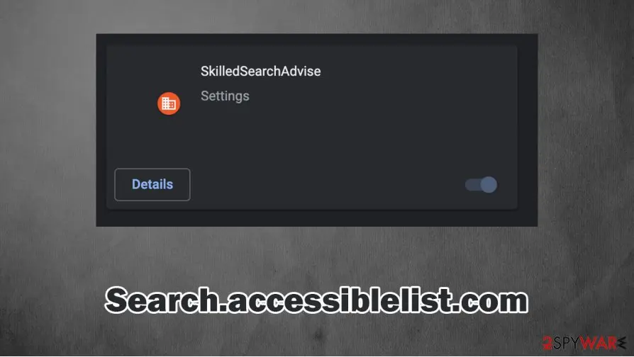 Search.accessiblelist.com browser hijacker: search accessiblelist com browser hijacker