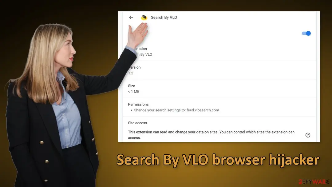 Search By VLO: browser hijacker