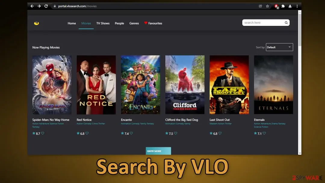Search By VLO: screenshot