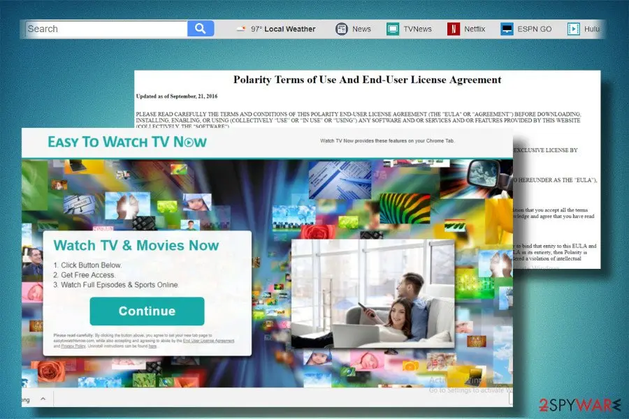 Search.easytowatchtvnow.com: search easytowatchtvnow com hijacker