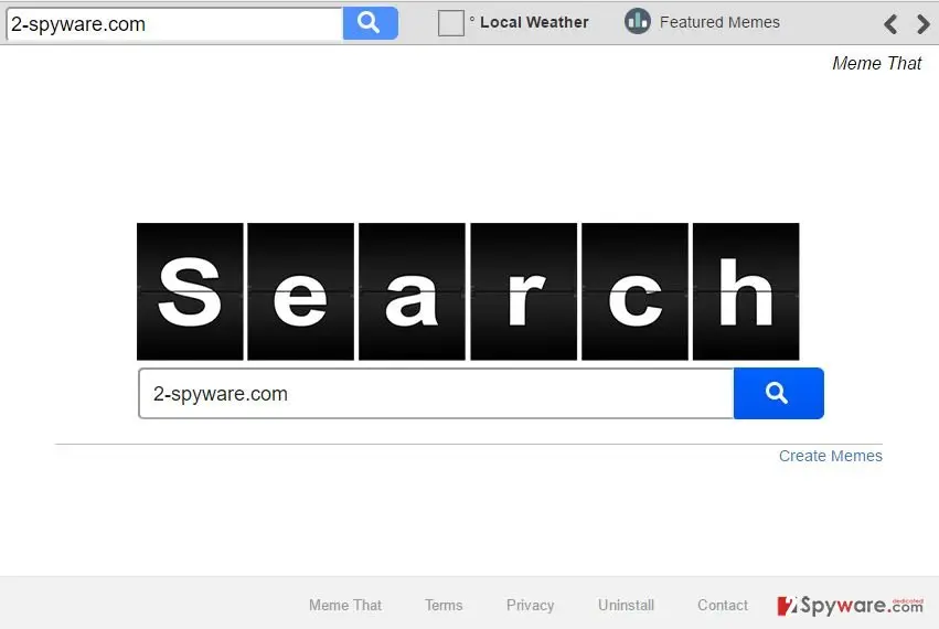 Search.memethat.co virus: search memethat co hijacker virus
