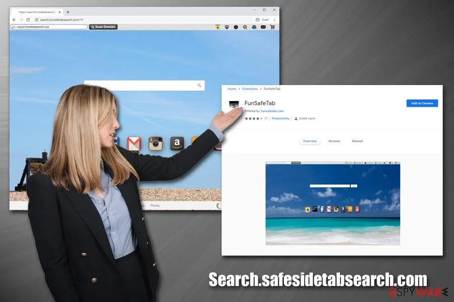 Search.safesidetabsearch.com: search safesidetabsearch com funsafetab potentially unwantrd program imali media