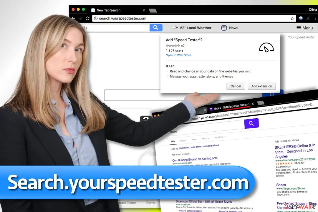 Search.yourspeedtester.com: search yourspeedtester com browser hijack