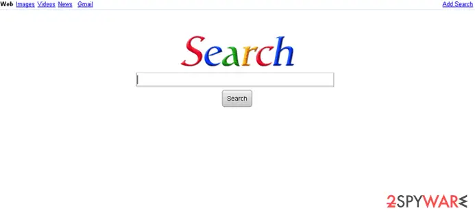 Screenshot of Search123: screenshot