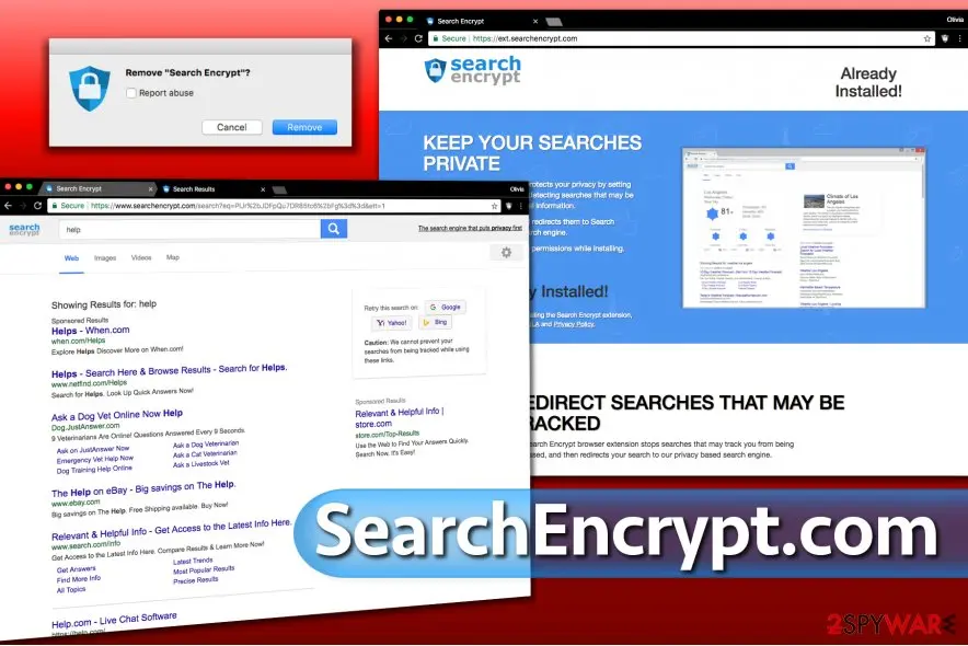 Searchencrypt.com virus: searchencrypt com redirect
