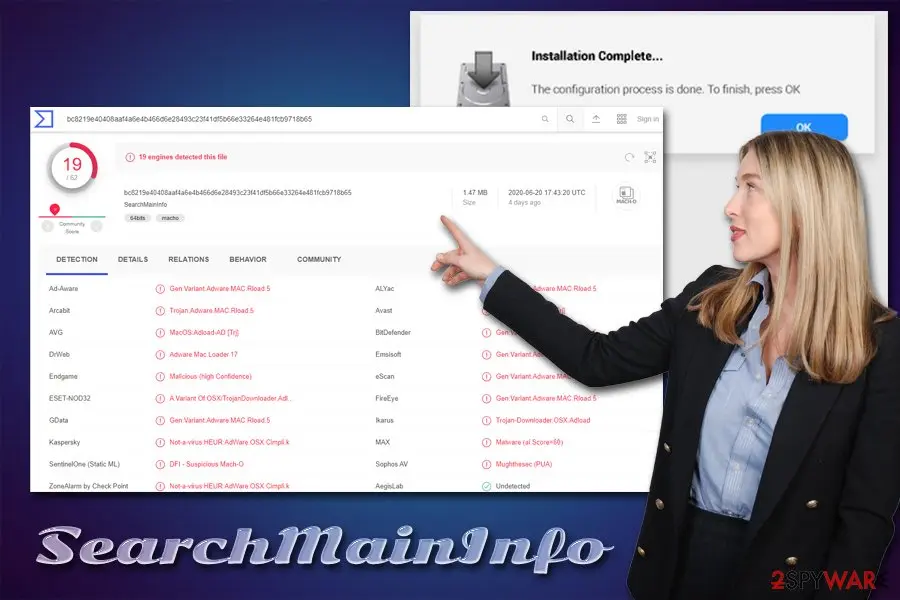 SearchMainInfo: searchmaininf adload familty malware macos