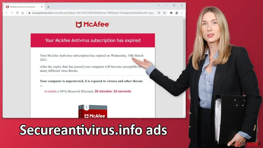 Secureantivirus.info: secureantivirus info ads