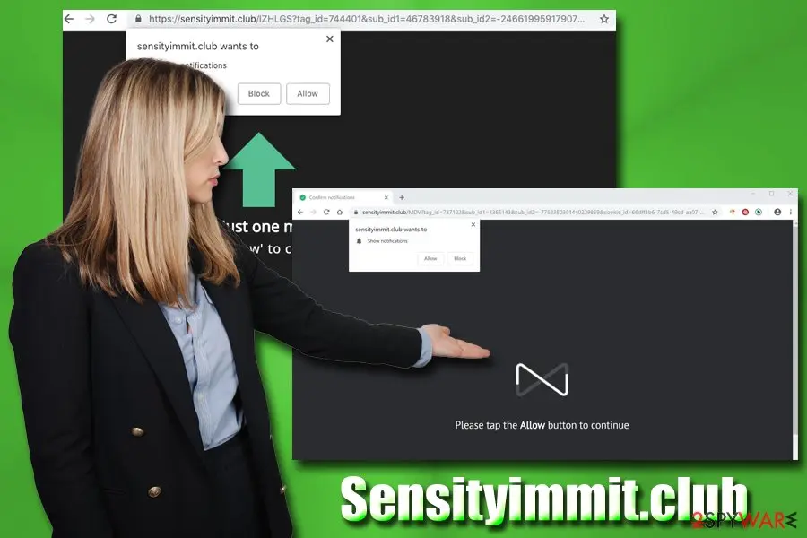 Sensityimmit.club: sensityimmit club potentially unwanted program pup adware
