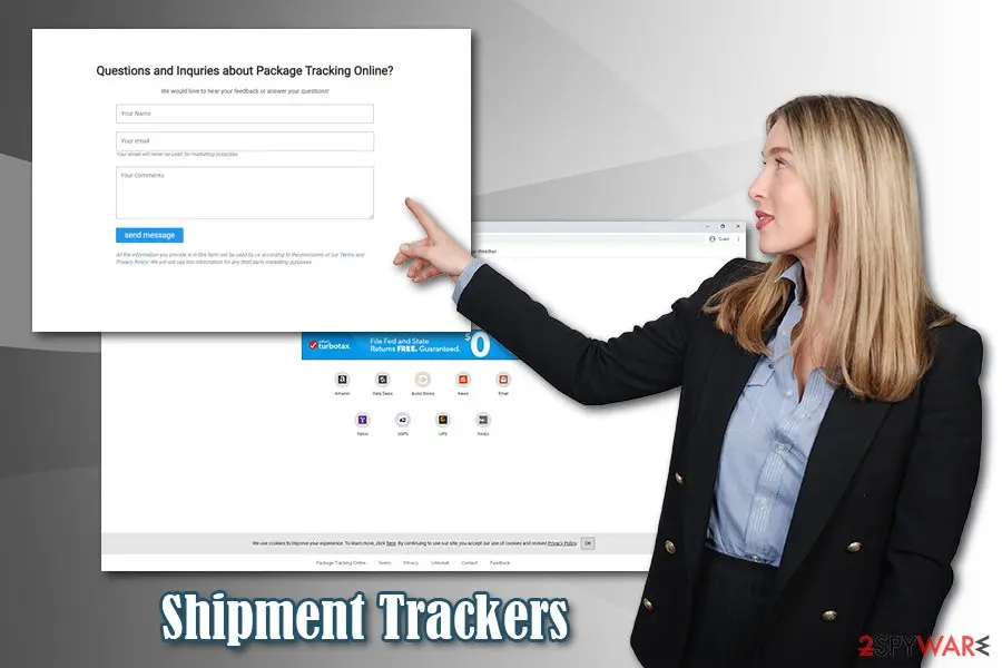 Shipment Trackers: potentially unwanted program extension browser