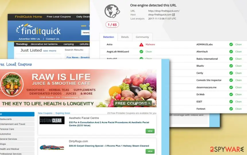 Screenshot of Shop: finditquick