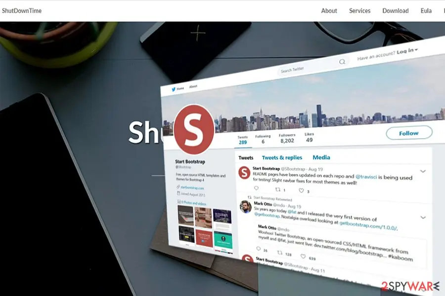 ShutDownTime virus: shur down time2