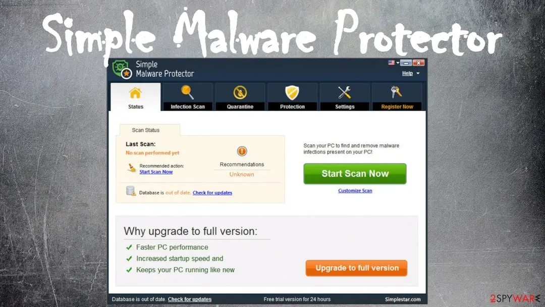 Simple Malware Protector: virus