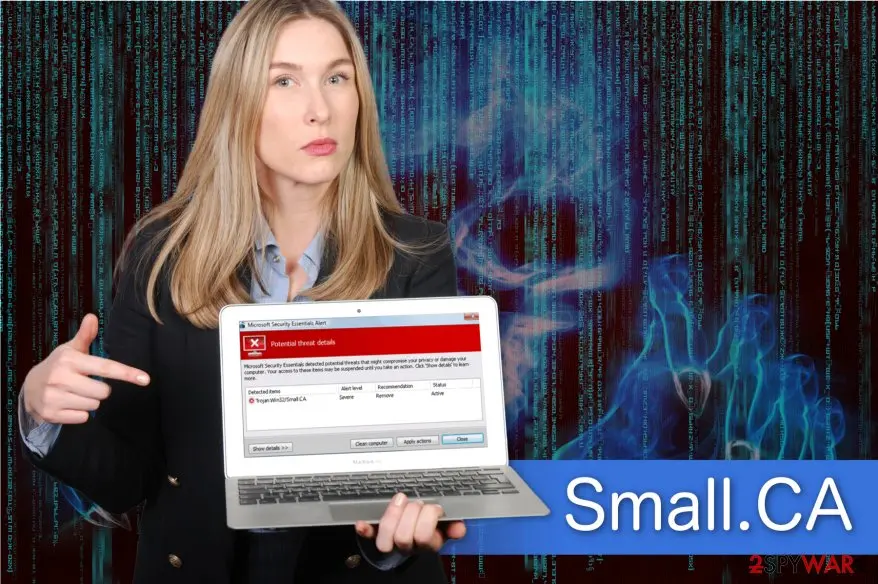 Small.CA virus: small ca virus steals personal information