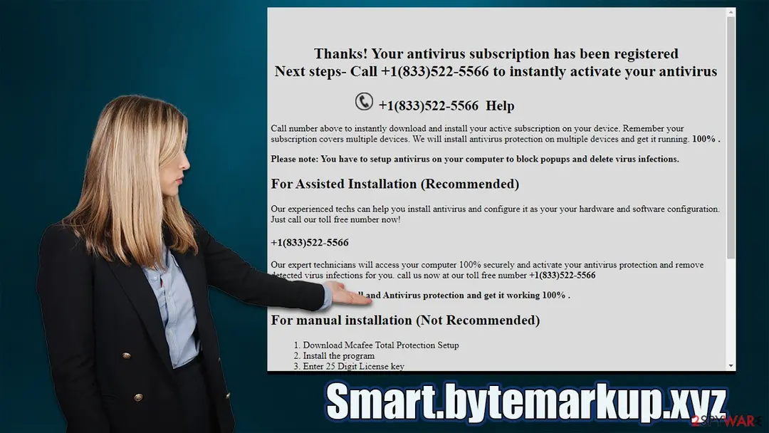 Smart.bytemarkup.xyz: smart bytemarkup xyz scam virus