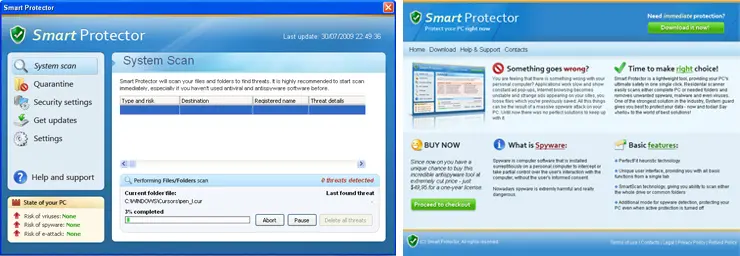 Screenshot of Smart Protector: screenshot