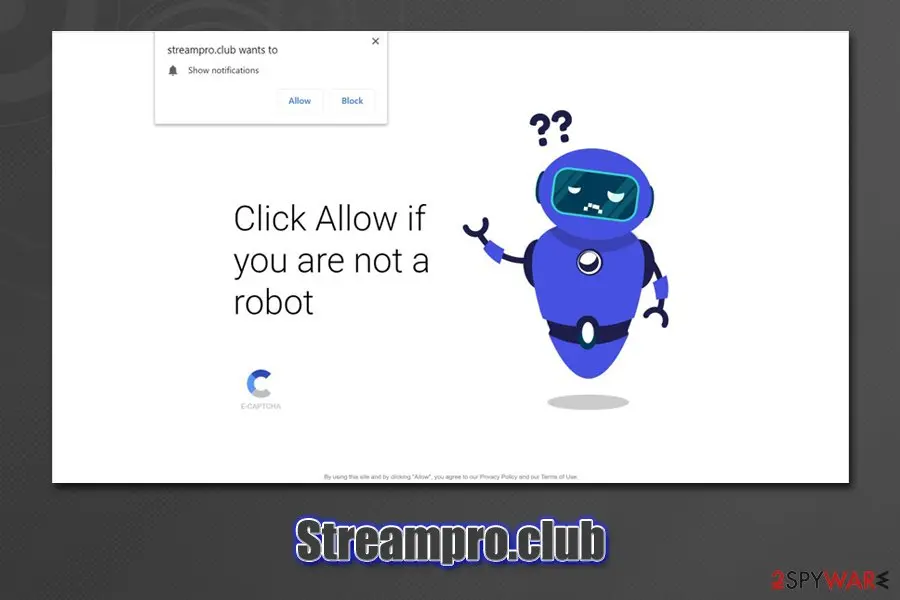 Streampro.club: streampro club abuses verification feature