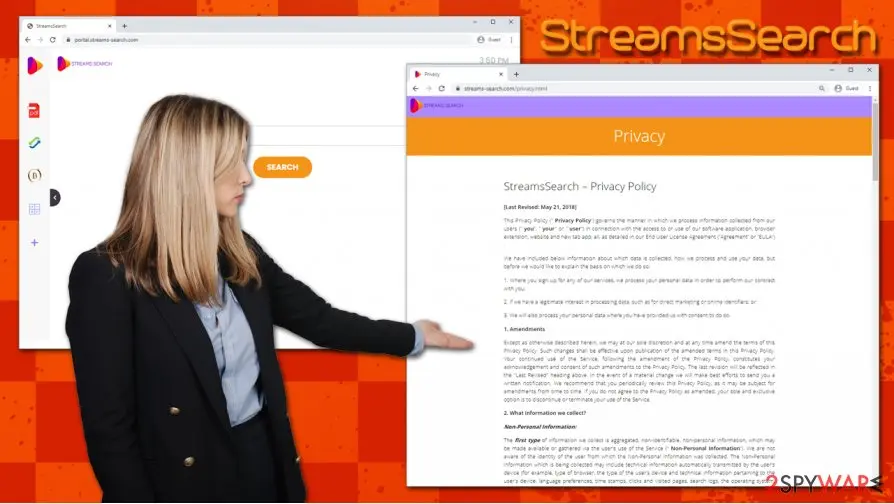 StreamsSearch: potentially unwanted program pup
