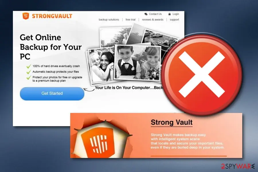 StrongVault Online Backup: virus