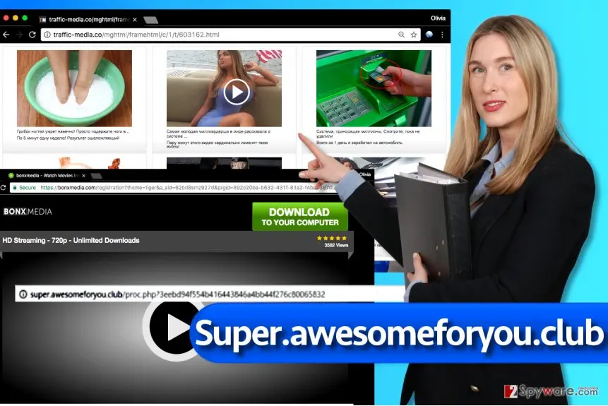 Super.awesomeforyou.club virus: super awesomeforyou club ads