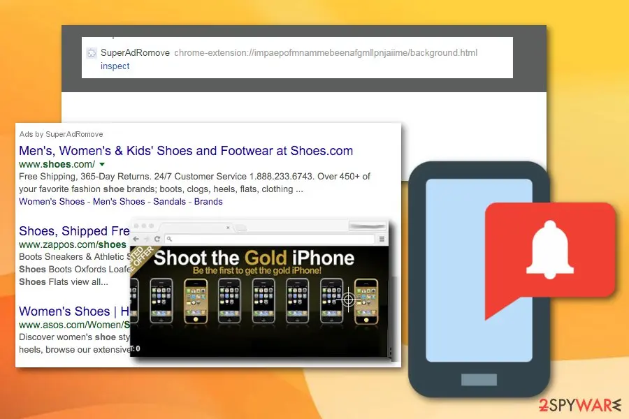Screenshot of SuperAdRomove: adware