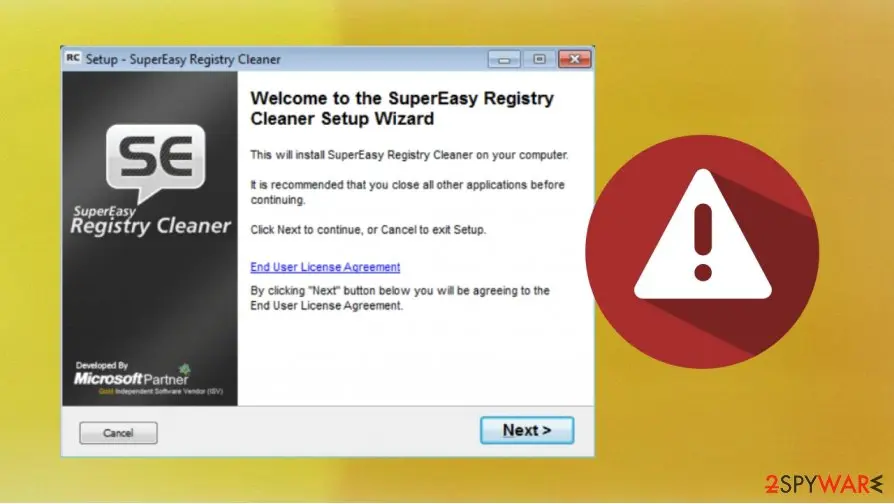 SuperEasy Registry Cleaner: screenshot
