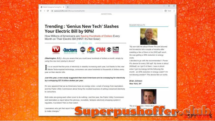 Superpushoffer.club: superpushoffer club fake news