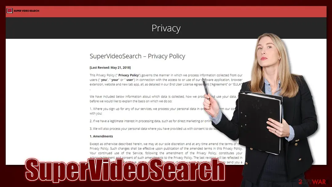 SuperVideoSearch: browser hijacker virus extension