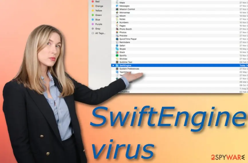 Screenshot of SwiftEngine: virus
