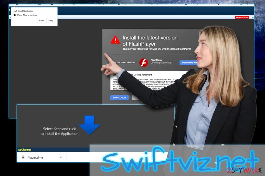 Swiftviz.net: swiftviz net redirect notification virus 1