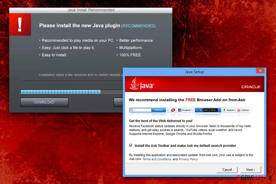 System Maintenance Service: installed via fake updates software bundles