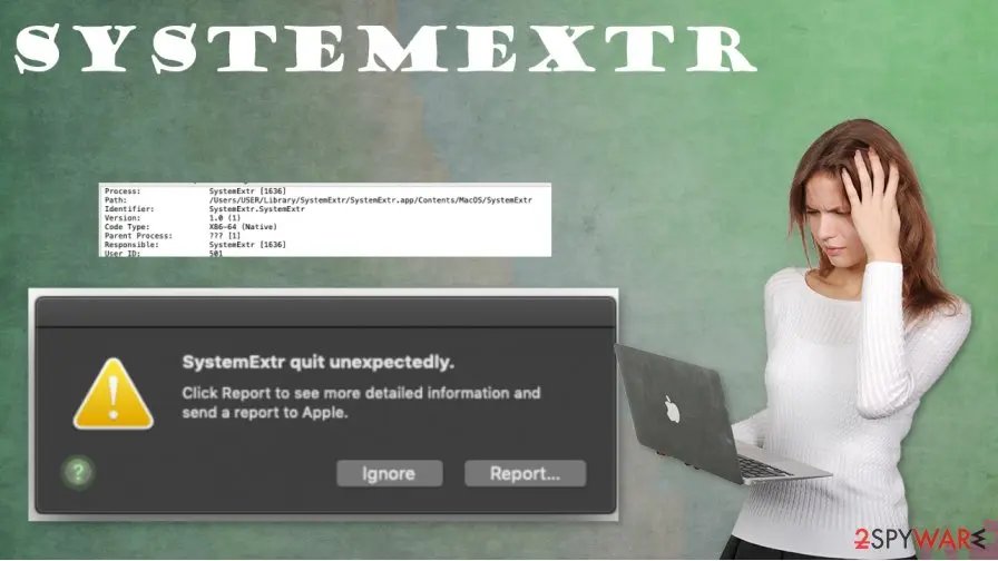 Screenshot of SystemExtr: virus