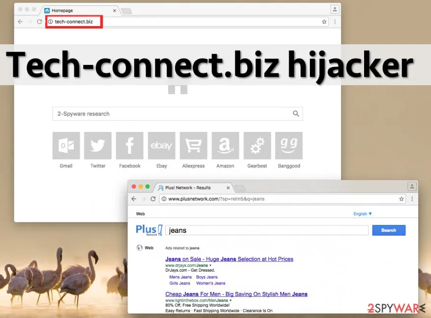 Tech-connect.biz: tech connect biz redirect virus in web browser