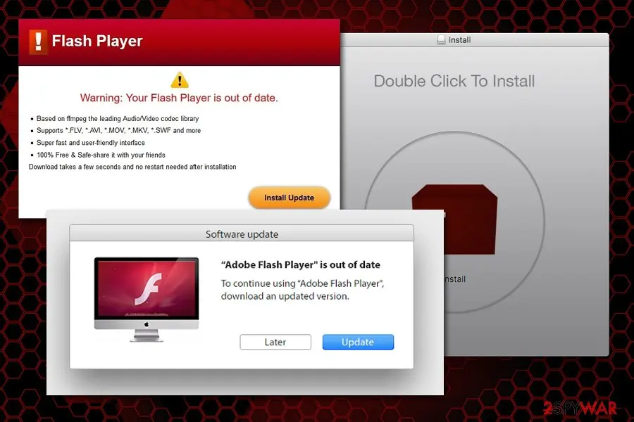 TechLetterSearch: distributed via fake flash player updates