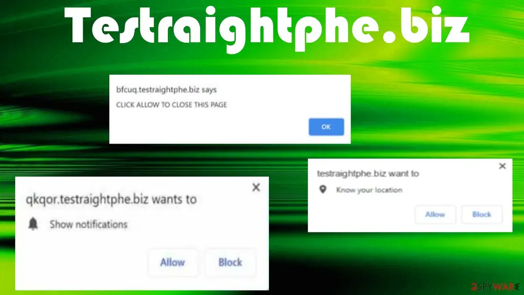 Testraightphe.biz: testraightphe biz virus