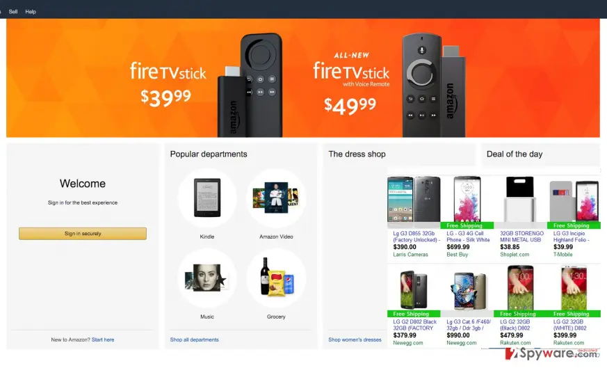 MyOnlySearch: the example of ads