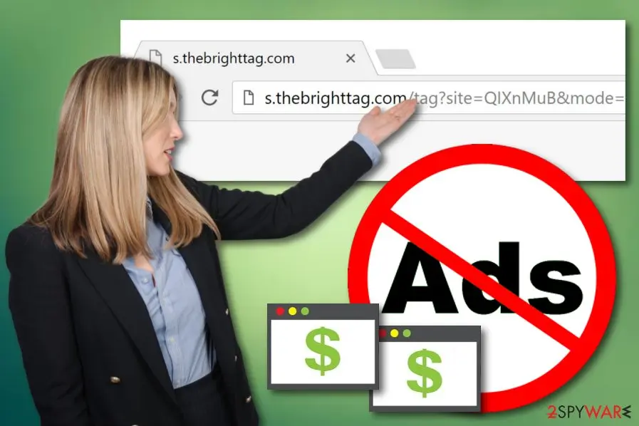 Screenshot of Thebrighttag: ads