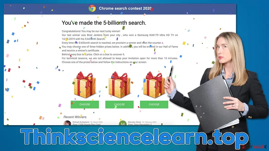 Thinksciencelearn.top: thinksciencelearn top scam adware virus