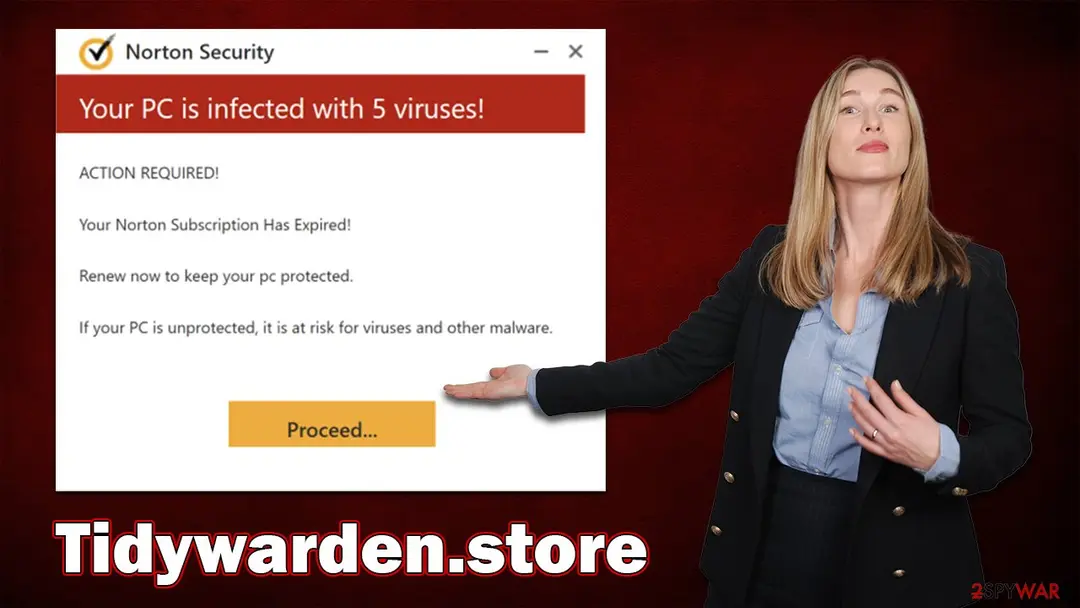 Tidywarden.store: tidywarden store scam virus
